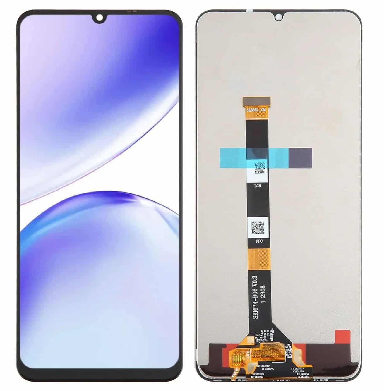 Original Realme Narzo N53 Display and Touch Screen Replacement Price in Chennai India Without Frame RMX3761 1 Original Realme Narzo N53 Display and Touch Screen Replacement Price in Chennai India Without Frame - RMX3761 - 1